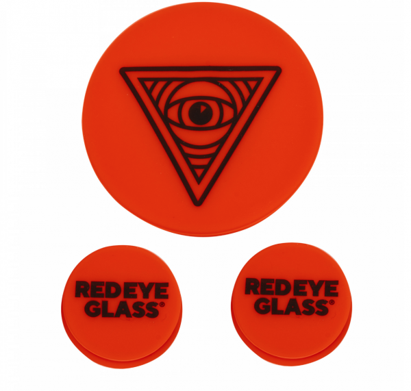 RED EYE GLASS Silicone Water Pipe Cleaning Caps