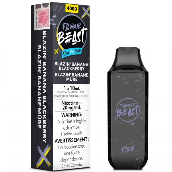 Blazin' Banana Blackberry Iced 20mg - Flavour Beast Flow
