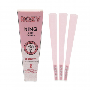 Rozy | Pink King Size Pre-Rolled Cones 3pk