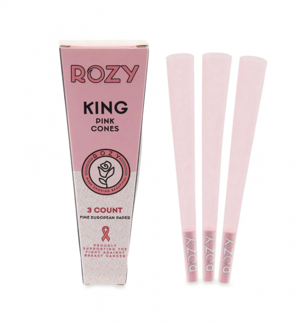 Rozy | Pink King Size Pre-Rolled Cones 3pk