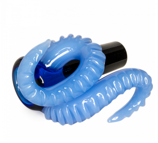 RED EYE GLASS - Jade & Lime Green Tentacle