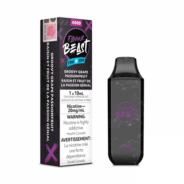 Groovy Grape Passionfruit Iced 20mg - Flavour Beast Flow