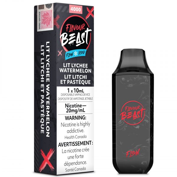 Lit Lychee Watermelon Iced 20mg - Flavour Beast Flow