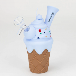 5.5" Silicone Ice Cream Water Pipe