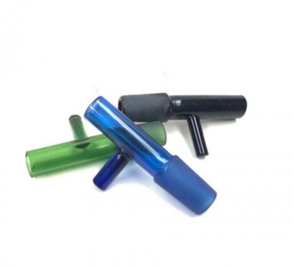 Glass Popper Bowl W/ Color Handle / 14MM