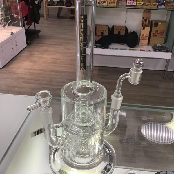 Red Eye Tek 14" Twinning Dual Function Tube W/ Double Can & Showerhead