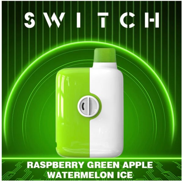 Green Apple Raspberry Watermelon Ice - Mr Fog Switch 5500 Puffs