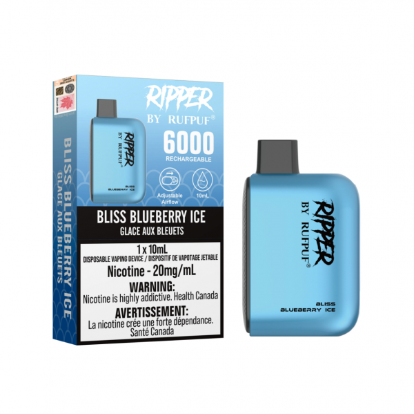 Bliss Blueberry Ice - Rufpuf Ripper 6000