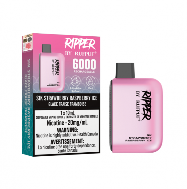 Sik Strawberry Raspberry Ice - Rufpuf Ripper 6000