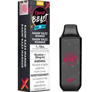 Ragin' Razz Mango Iced 20mg - Flavour Beast Flow
