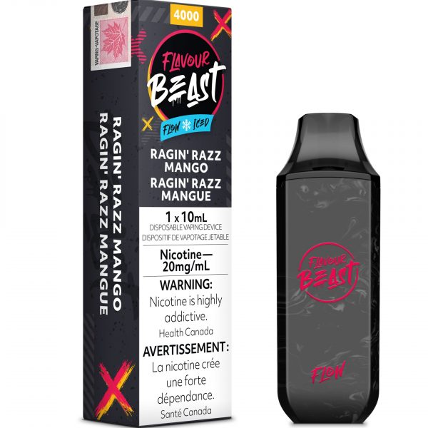 Ragin' Razz Mango Iced 20mg - Flavour Beast Flow