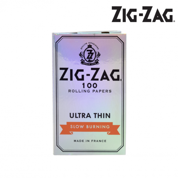 Zig Zag Ultra Thin (Silver) Rolling Papers Single Wide pack/100