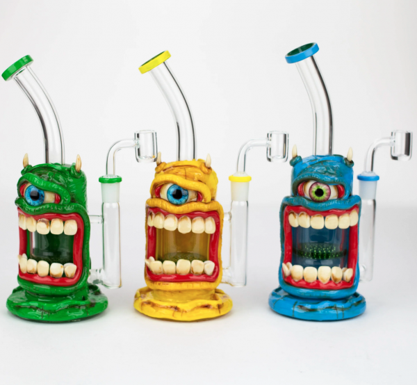 9.5" Resin 3D glow artwork Dab Rig [TX806]