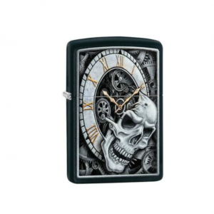 Zippo 29854 Skull Clock Design