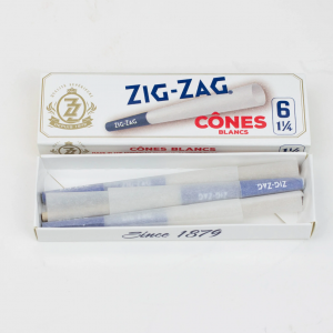 Pre-Rolled Cones - Zig-Zag White 1 1/4 Papers