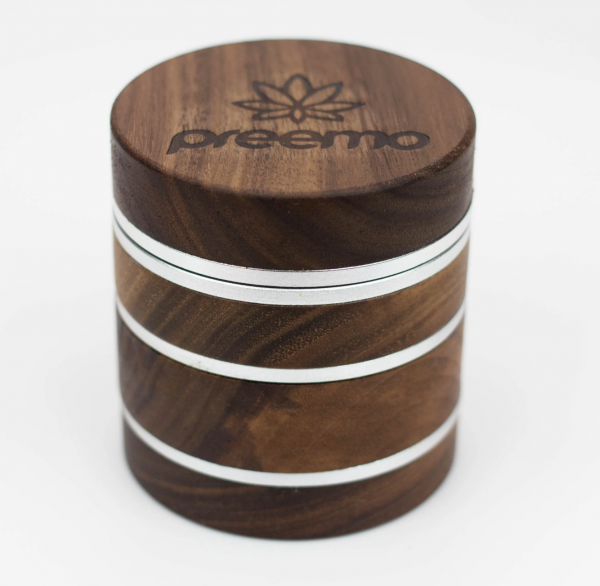 Preemo - 2.5 inch 4-Piece Wooden Grinder