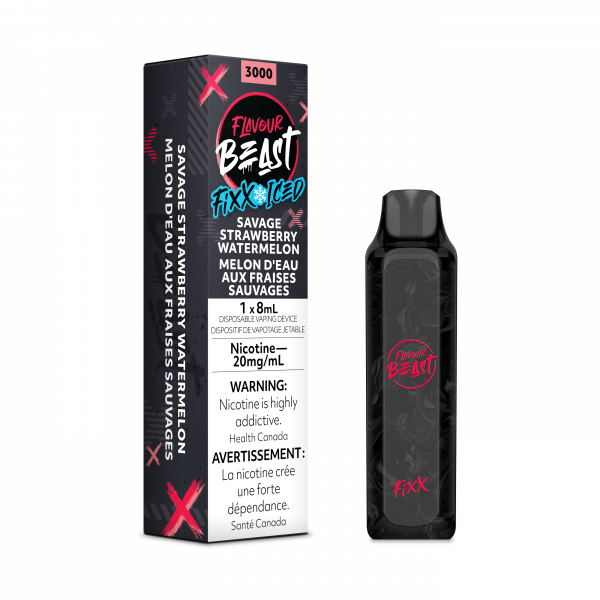 Savage Strawberry Watermelon Iced - Flavour Beast Fixx