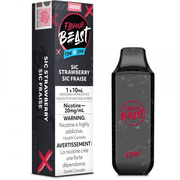 *Sic Strawberry Iced 20mg - Flavour Beast Flow