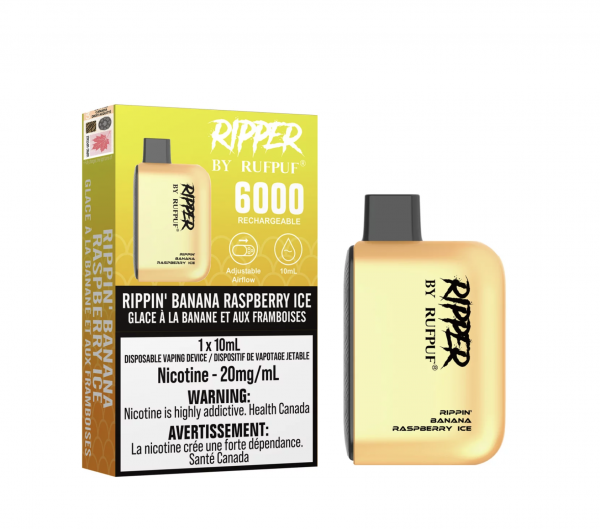 Rippin' Banana Raspberry Ice - Rufpuf Ripper 6000