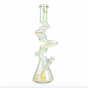 Red Eye Tek 19" Tall Metallic Terminator Finish 4-arm Zag Beaker Tube