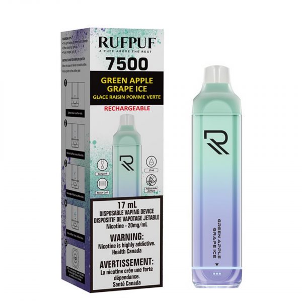 Green Apple Grape Ice - RufPuf 7500
