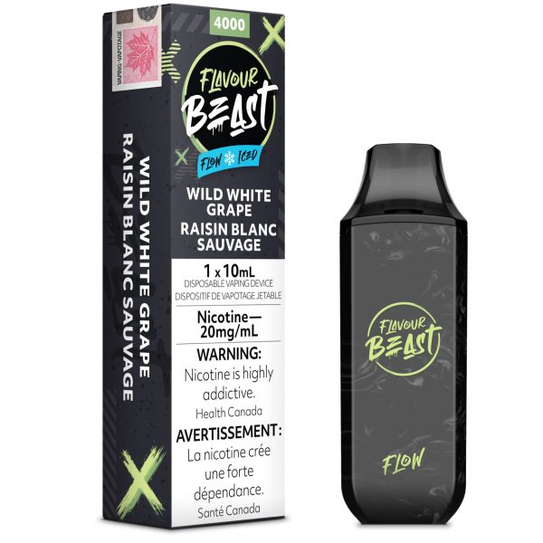 *Wild White Grape Iced 20mg - Flavour Beast Flow
