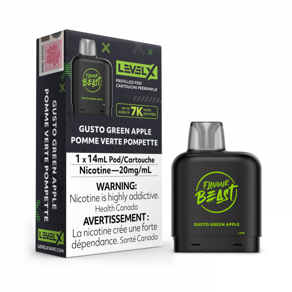 Gusto Green Apple - Level X