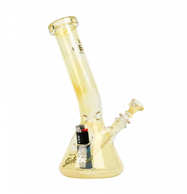 GEAR Premium 12" Tall Sidekick Laid Back Beaker Tube W/Built-In Lighter Holster
