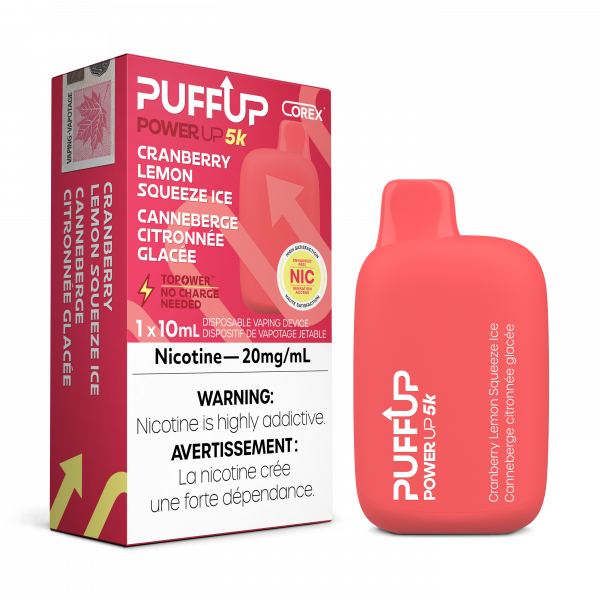 Cranberry Lemon Squeeze Iced - PuffUP