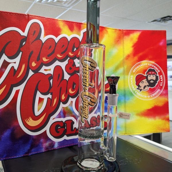 Cheech & Chong Glass 14" Tall Smoke Hey Margaret W/ Honeycomb Perc