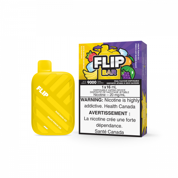 Razz Nana Ice / Grape Punch Ice - Flip Bar