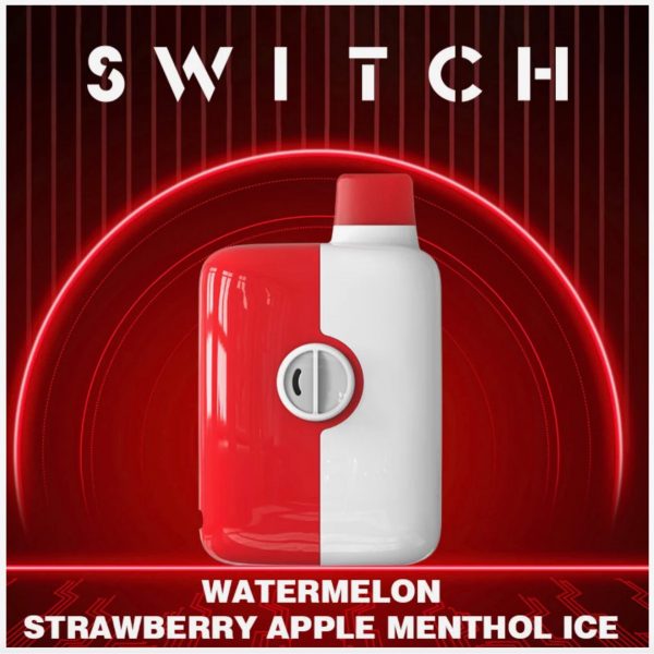 Watermelon Strawberry Apple Menthol Ice - Mr Fog Switch 5500 Puffs