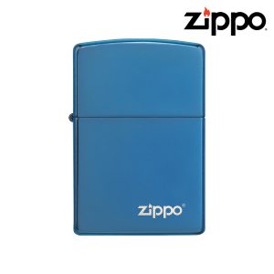 ZIPPO LIGHTER SAPPHAIRE W/ ZIPPO LOGO