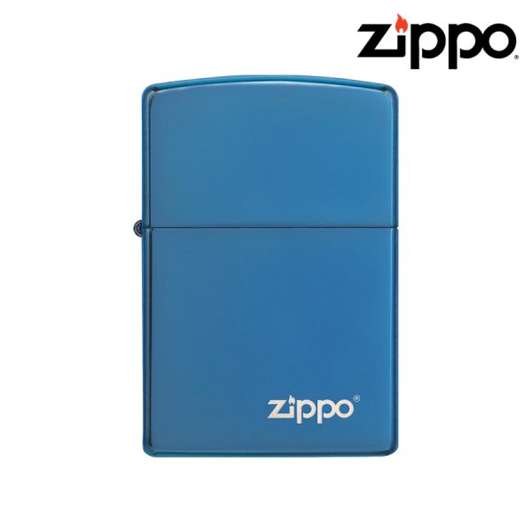 ZIPPO LIGHTER SAPPHAIRE W/ ZIPPO LOGO