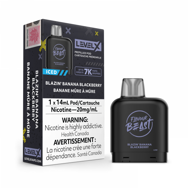 Blazin' Banana Blackberry Iced - Level X