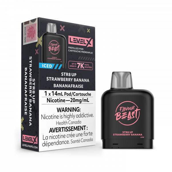 STR8 Up Strawberry Banana Iced - Level X