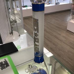 18 inch Mandala Base Sandblasted Beaker