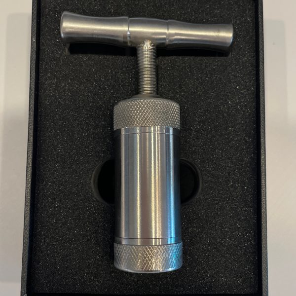 T Handle Metal Alloy Pollen Press 3.5"