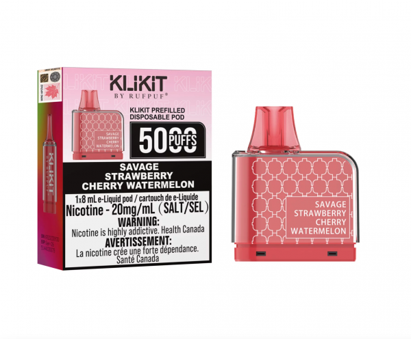 *Savage Strawberry Cherry Watermelon - Rufpuf Klikit Pod 5000