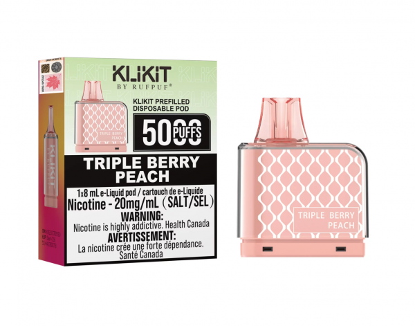 Triple Berry Peach - Rufpuf Klikit Pod 5000