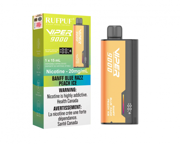 Banff Blue Razz Peach Ice - Viper 9000