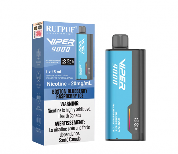 Boston Blueberry Raspberry Ice - Viper 9000