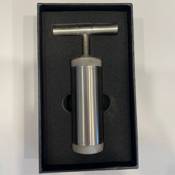 T Handle Metal Alloy Pollen Press 5.5"