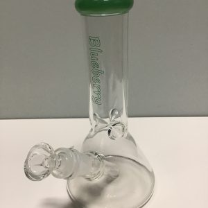 8" Blueberry Glass Beaker water bong