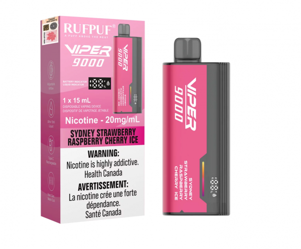Sydney Strawberry Raspberry Cherry Ice - RufPuf Viper 9000