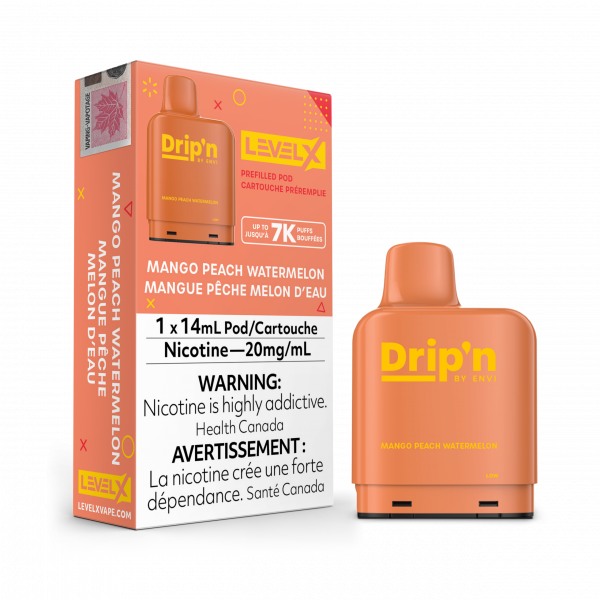 Mango Peach Watermelon 20MG - Level X Drip'n Pod