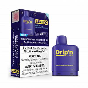 Blackcurrant Pineapple Ice 20MG - Level X Drip'n Pod