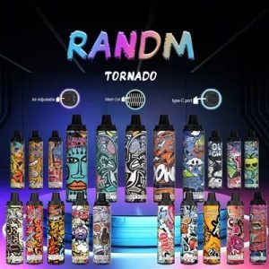 *BLUE SOUR RASPBERRY 6000 PUFFS RANDM TORNADO