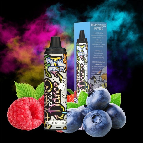 *MIXED BERRIES 6000 PUFFS RANDM TORNADO