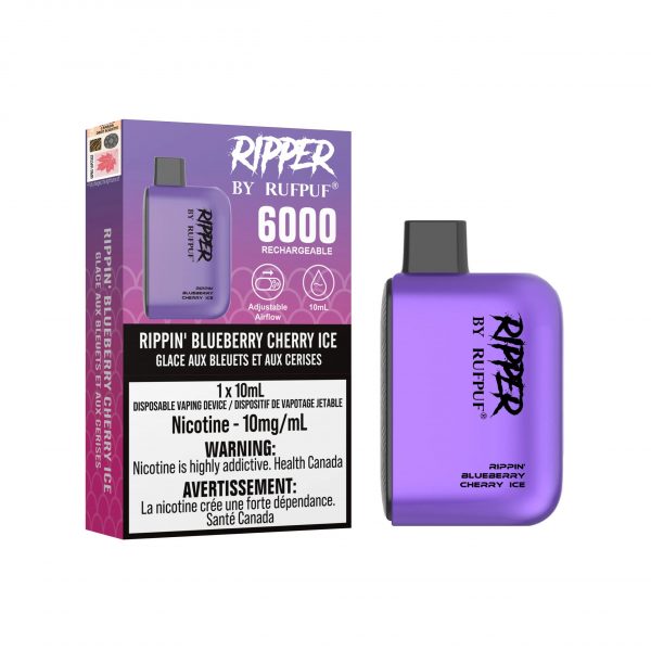 Rippin' Blueberry Cherry Ice - Rufpuf Ripper 6000